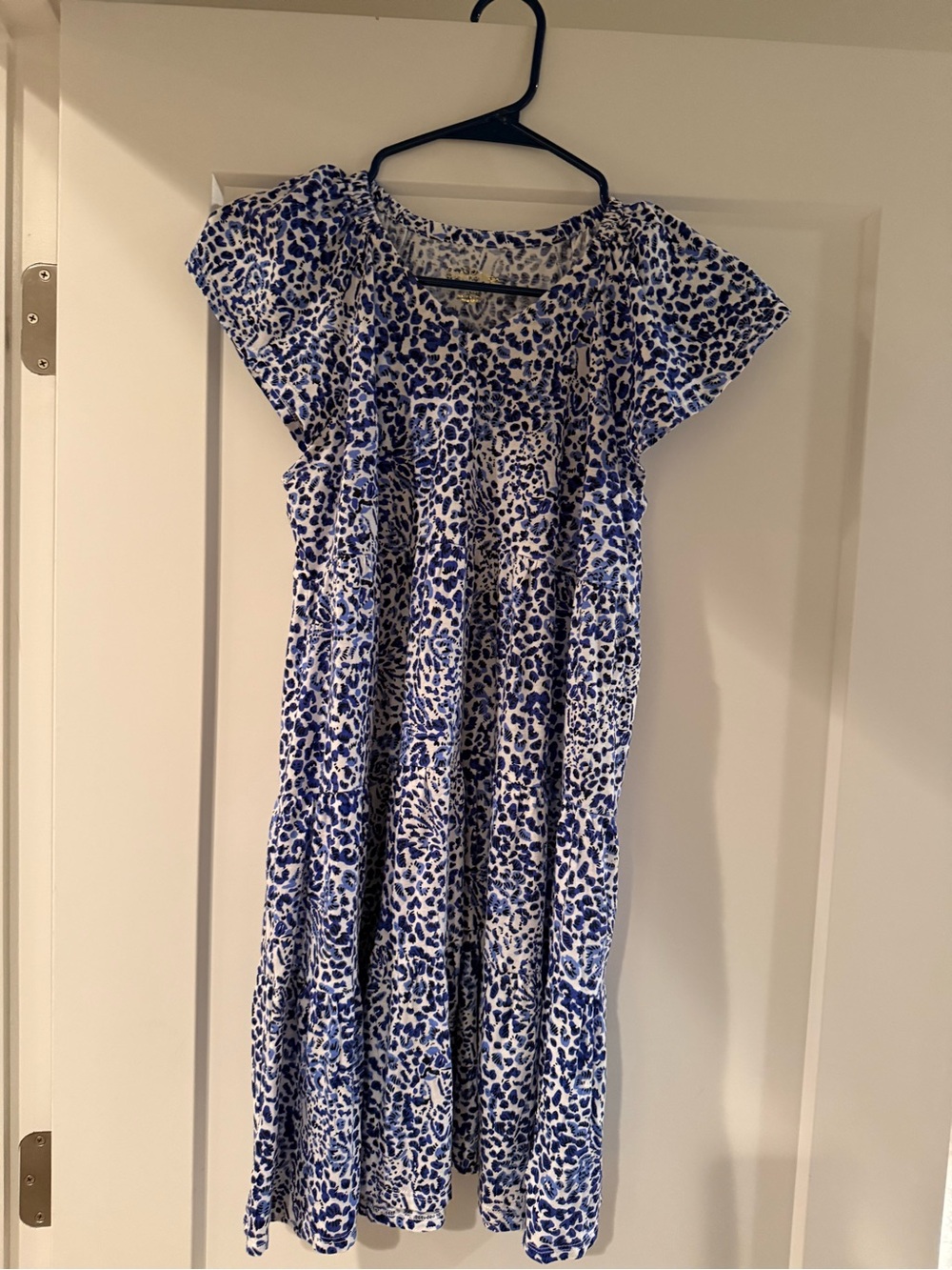 Lilly Pulitzer Blue and White Printed Kids Dress